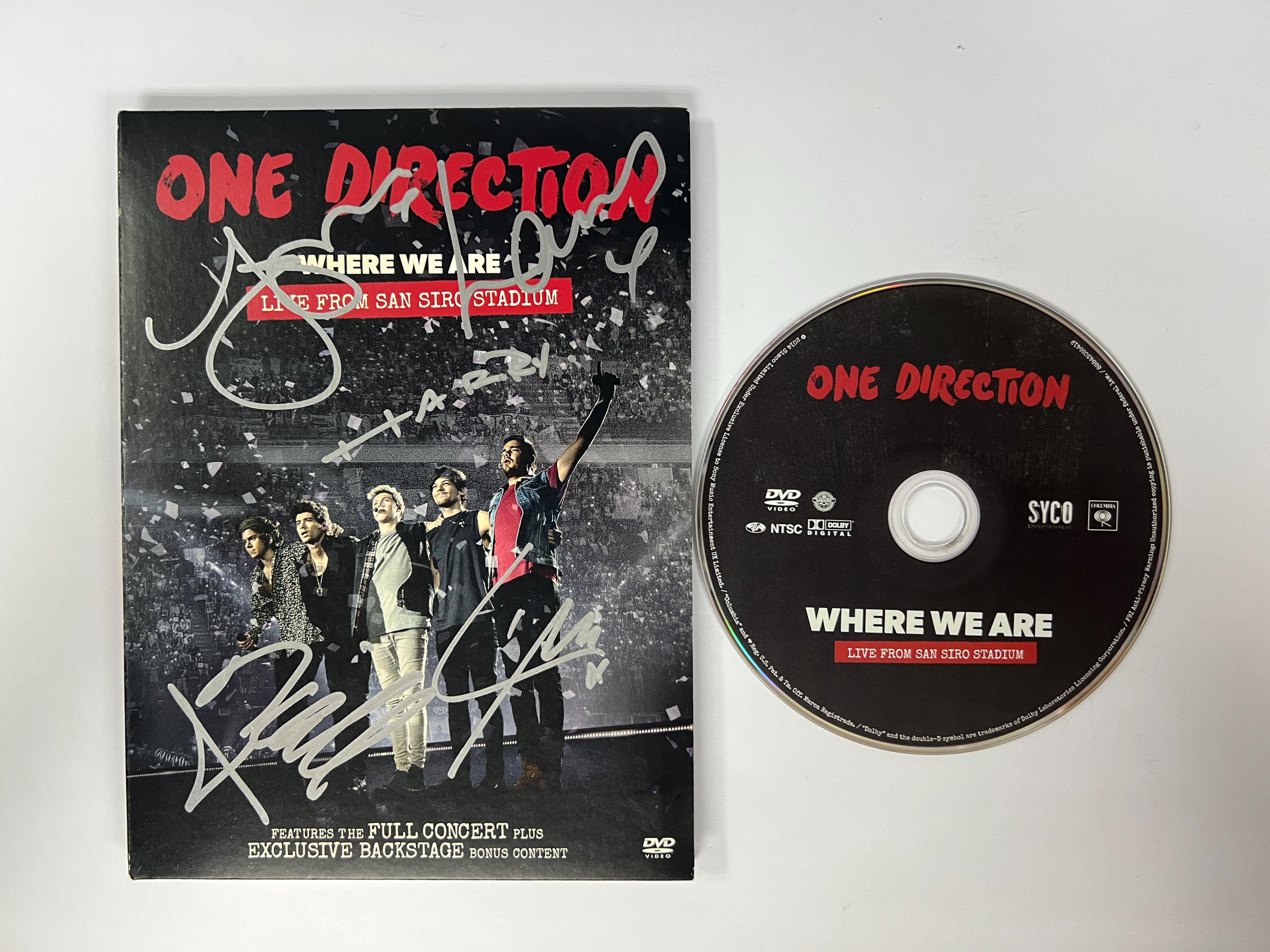 One Direction Members Autograph Autograph Signed One Direction DVD COA - Etsy