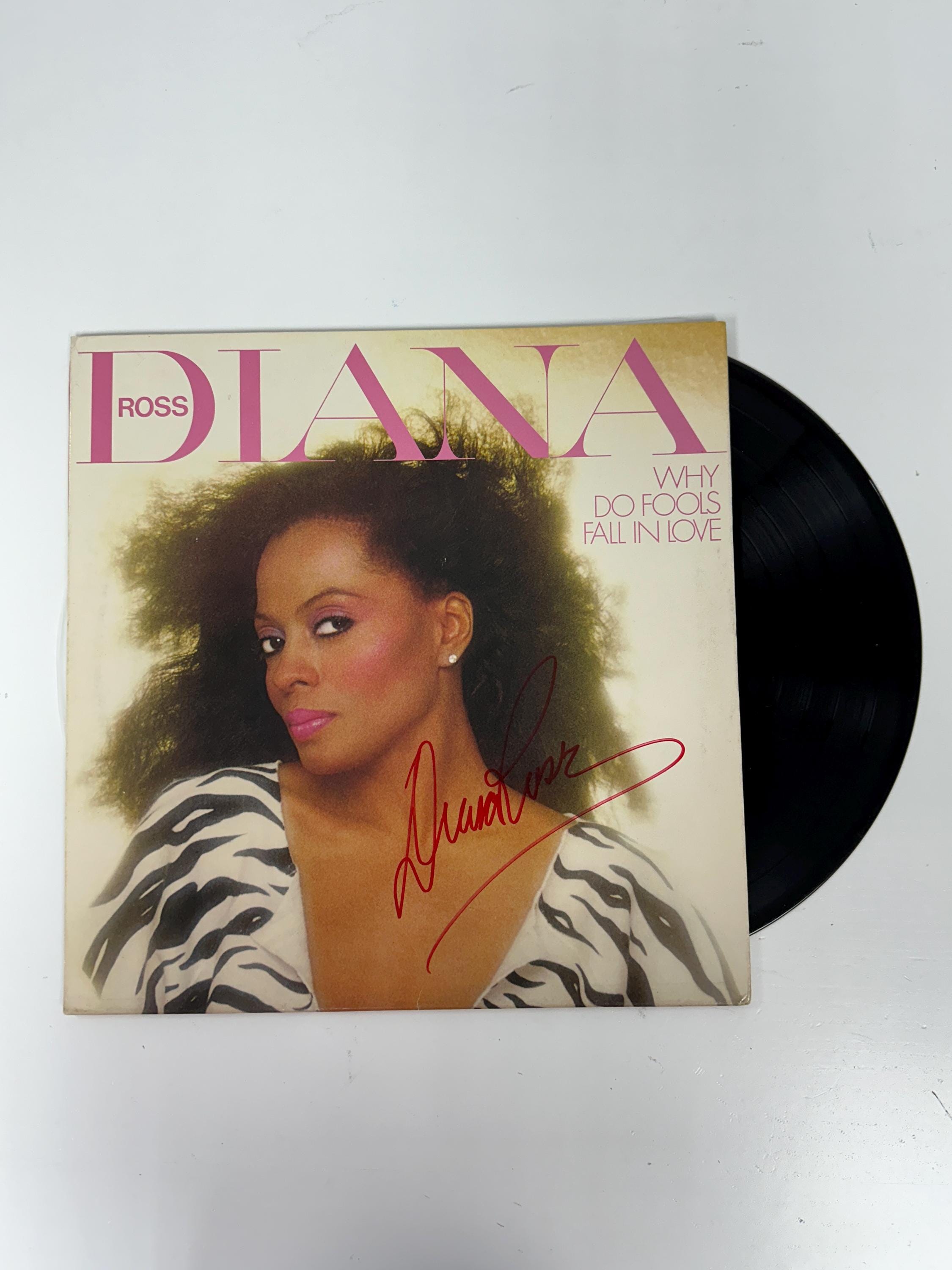 Diana Ross 直筆サイン入りCD Autograph Signed Diana Ross Vinyl - Etsy