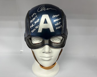 クリス・エヴァンス「キャプテン・アメリカ」直筆サイン入りカスタム