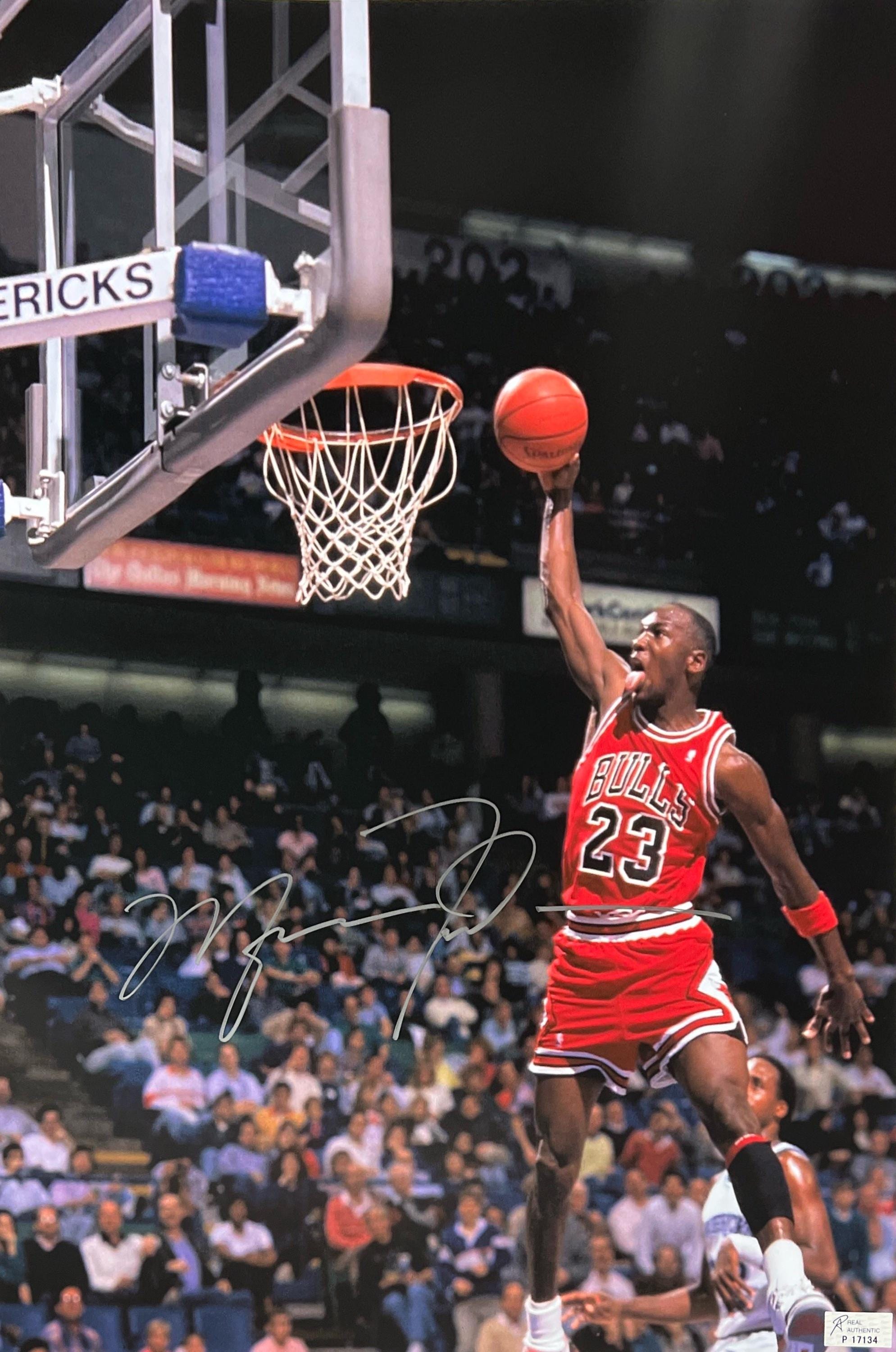 Autograph Signed Michael Jordan Poster COA - Etsy