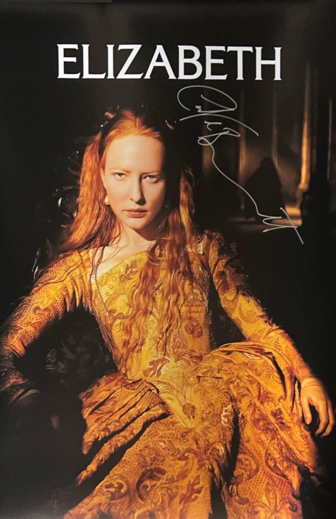Autograph Signed Elizabeth Poster COA - Etsy