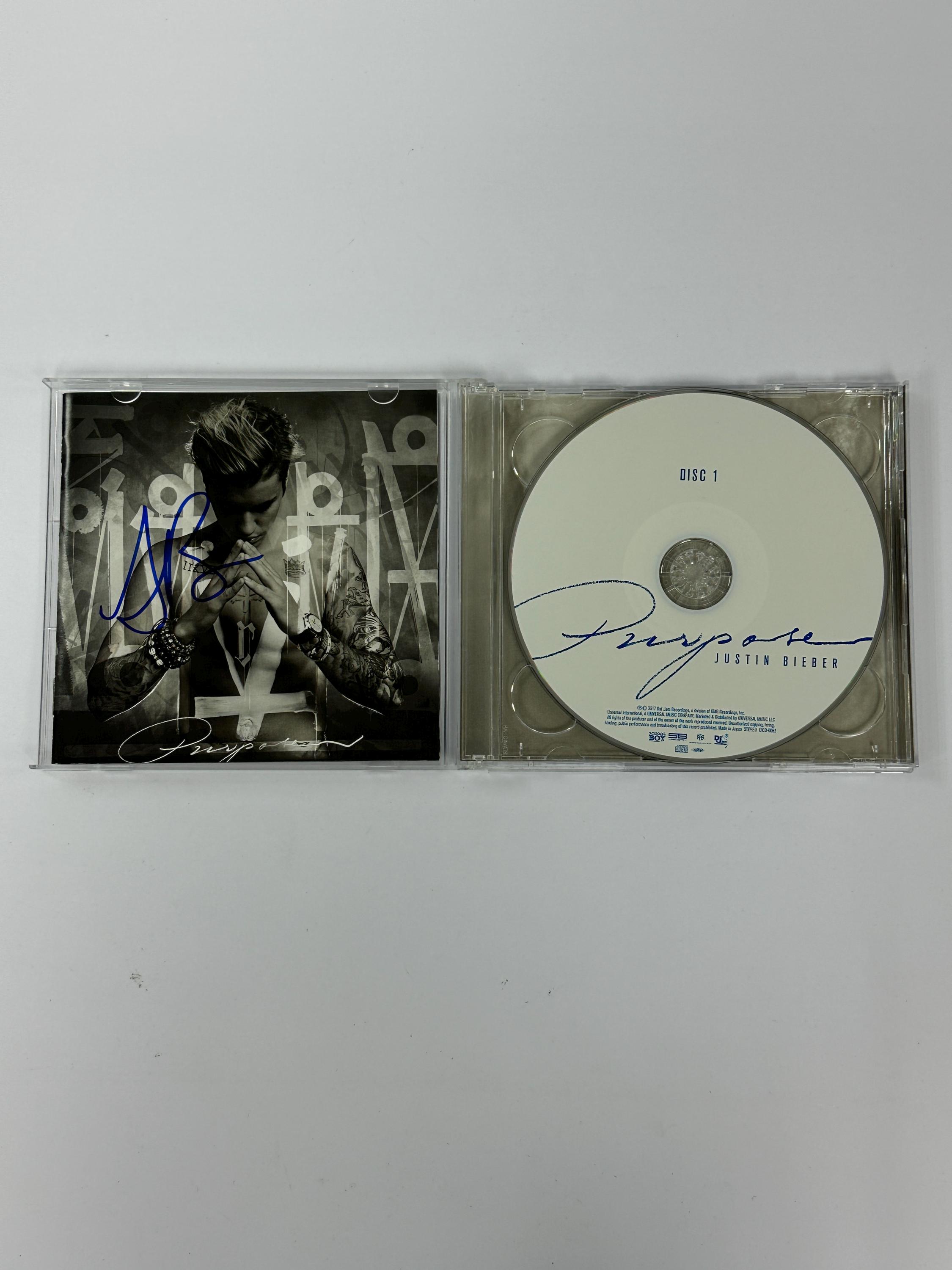 Autograph Signed Justin Bieber CD - Etsy