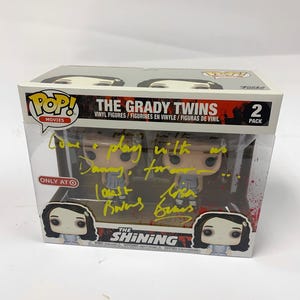 Funko Pop brillante firmado autógrafo