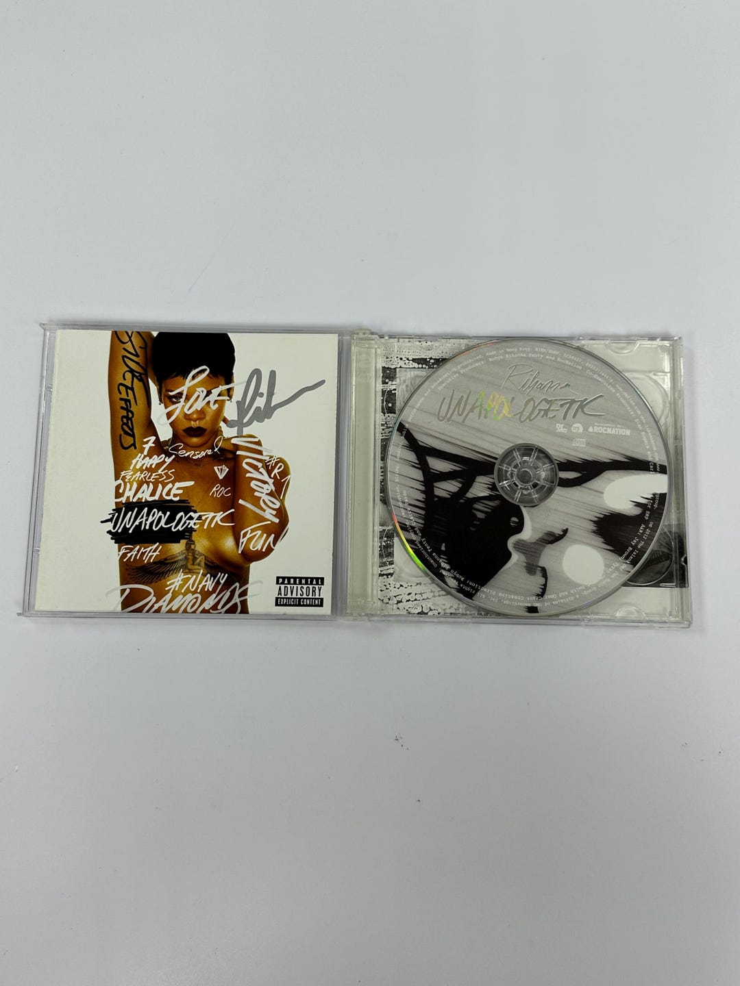 Autograph Signed Rihanna CD - Etsy