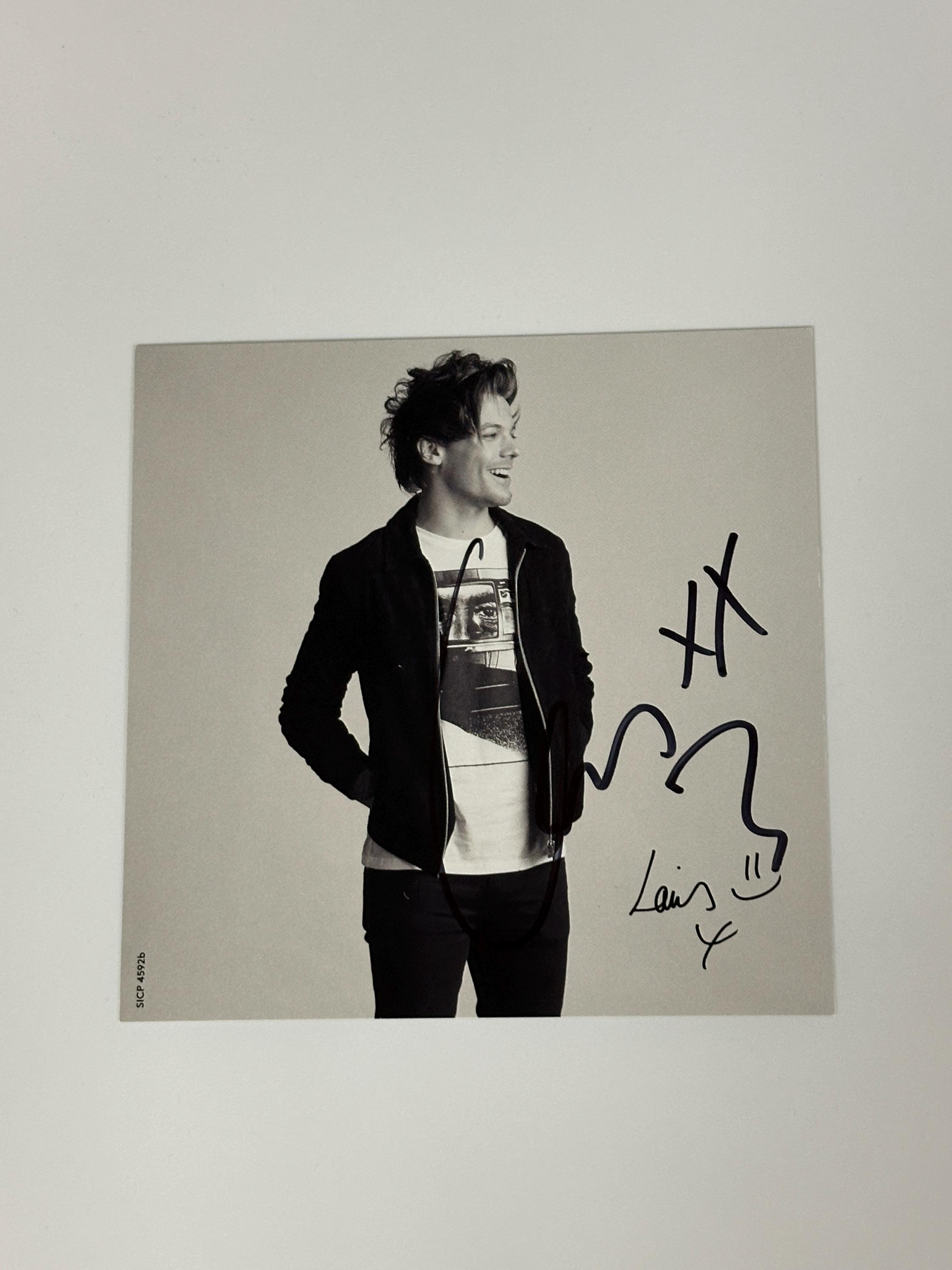 ルイ・トムリンソン直筆サイン入り大型写真…Louis Tomlinson ルイ・トムリンソン直筆サイン入り超大型写真…Louis Tomlinson…