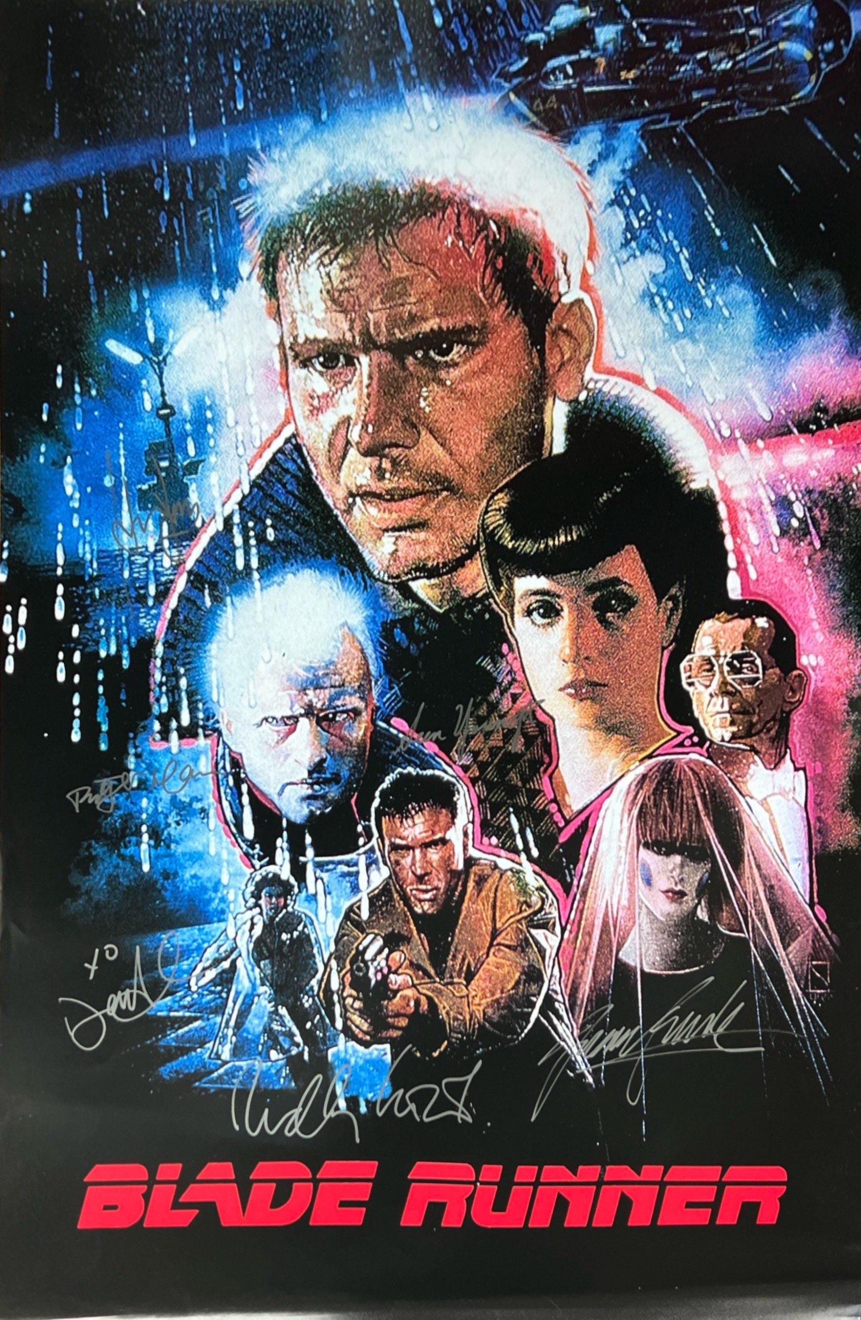 直筆サイン入りブレードランナーポスター COA - Etsy 日本
