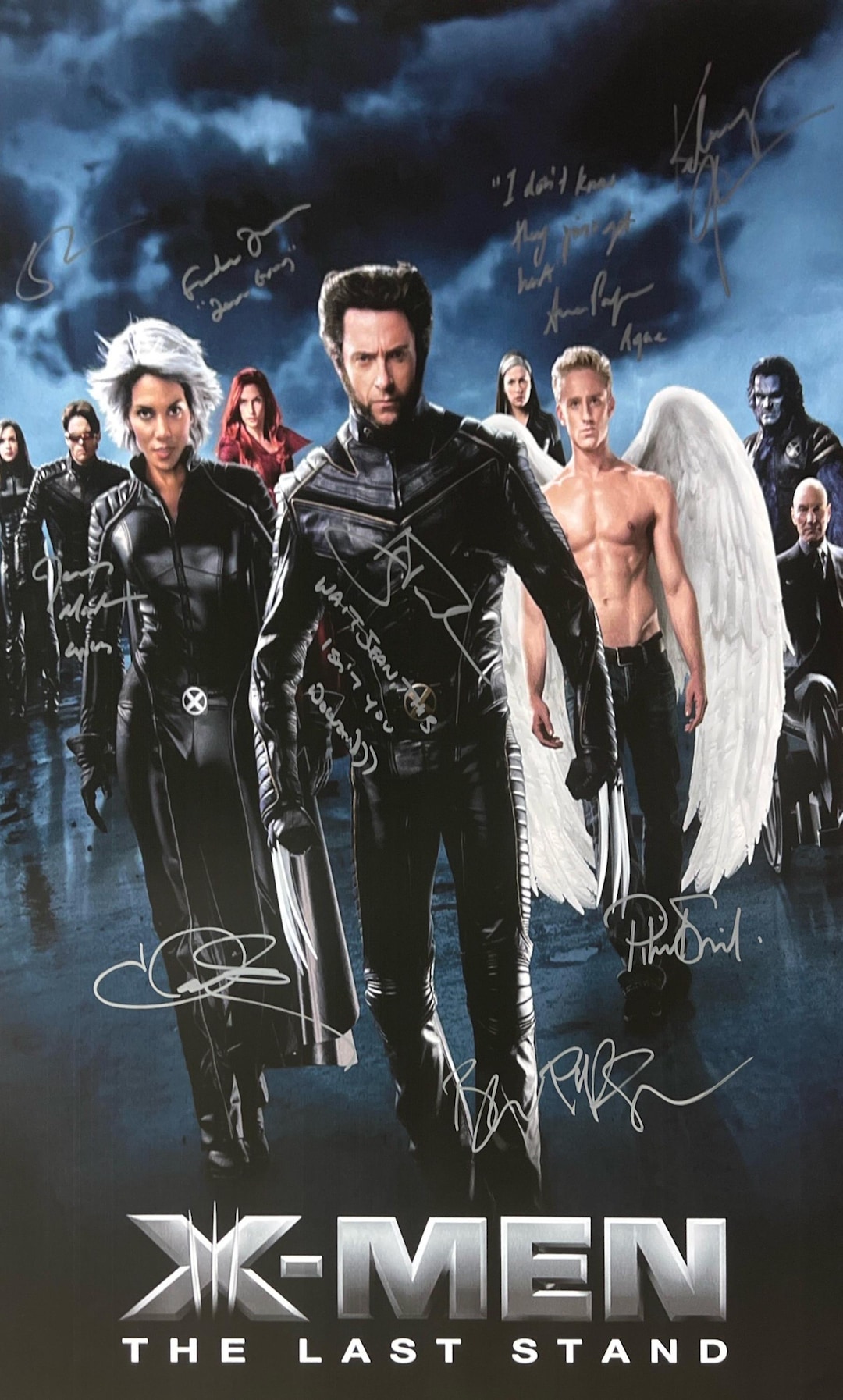 Autograph Signed X-men: the Last Stand Poster - Etsy