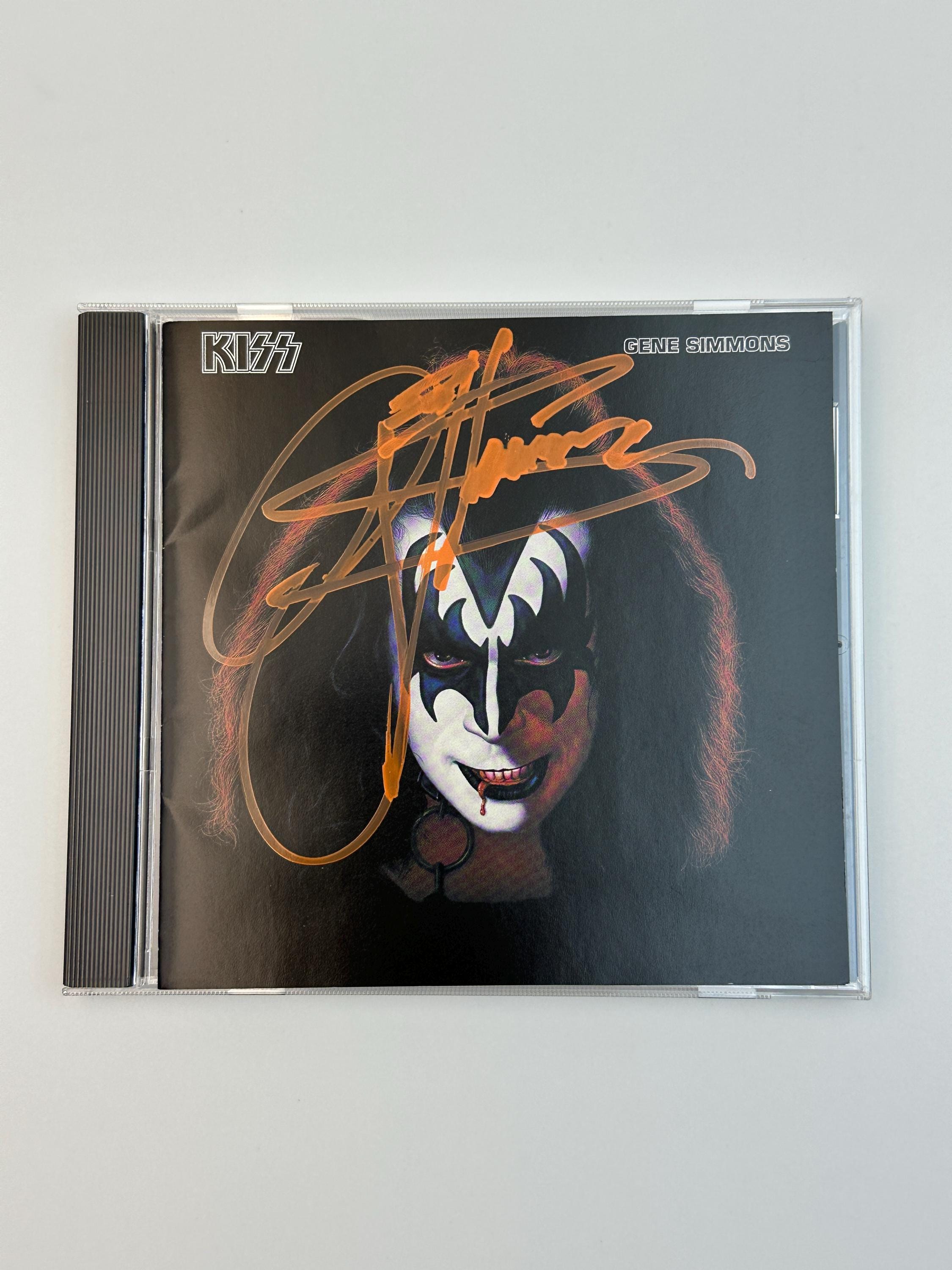 Autograph Signed COA Kiss CD Gene Simmons - Etsy