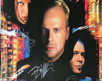 Autograph Signed 5th Element Poster COA - Etsy