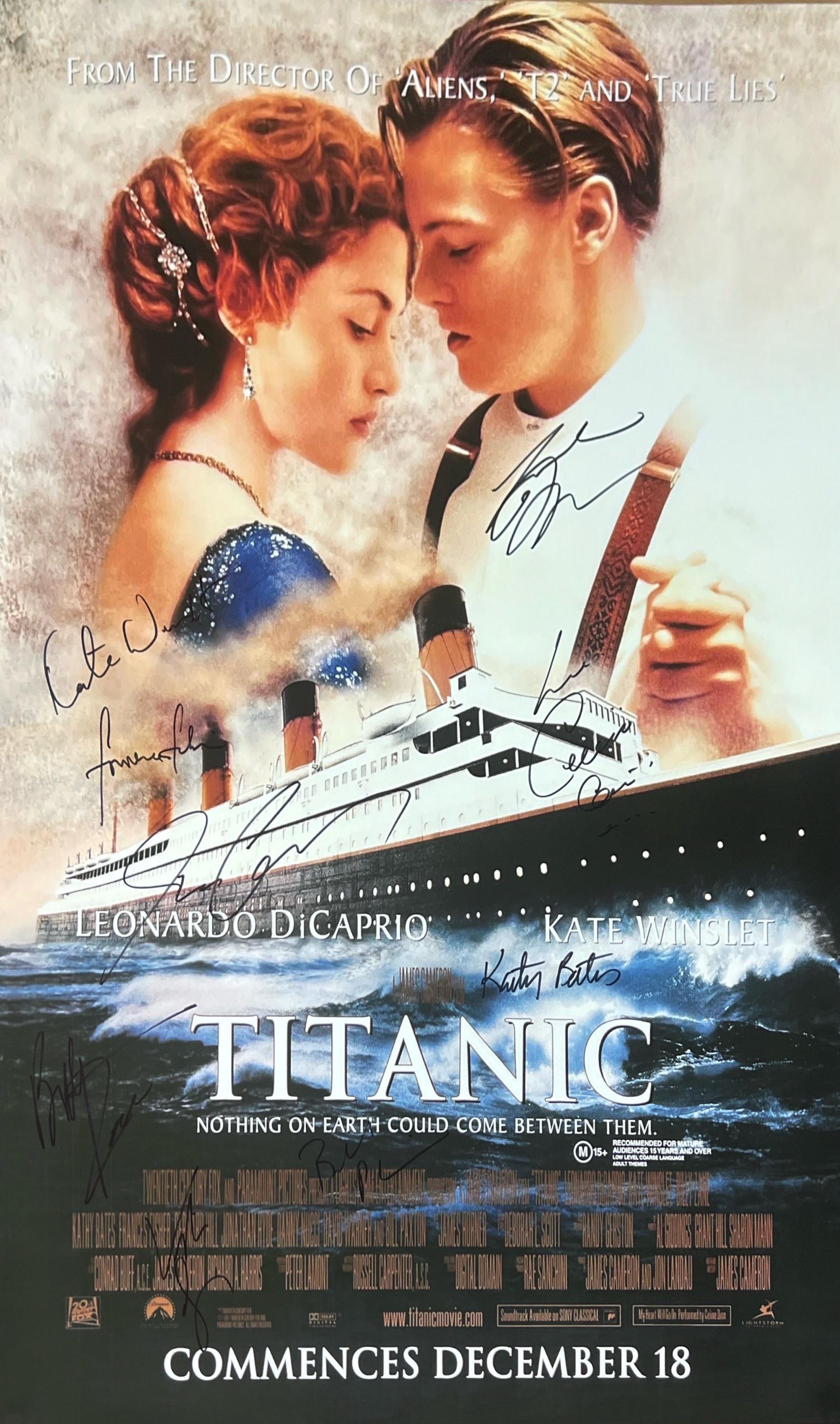 Autograph Signed Titanic Poster - Etsy