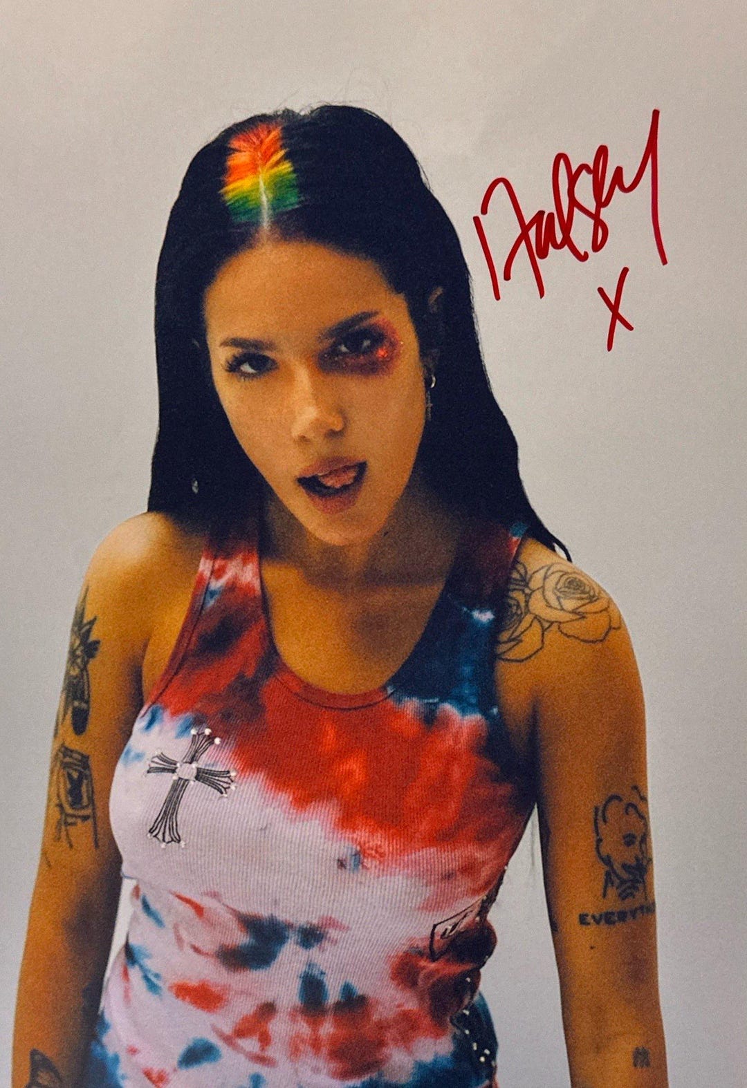 Halsey Sign Autograph COA Signed Halsey Photo - Etsy