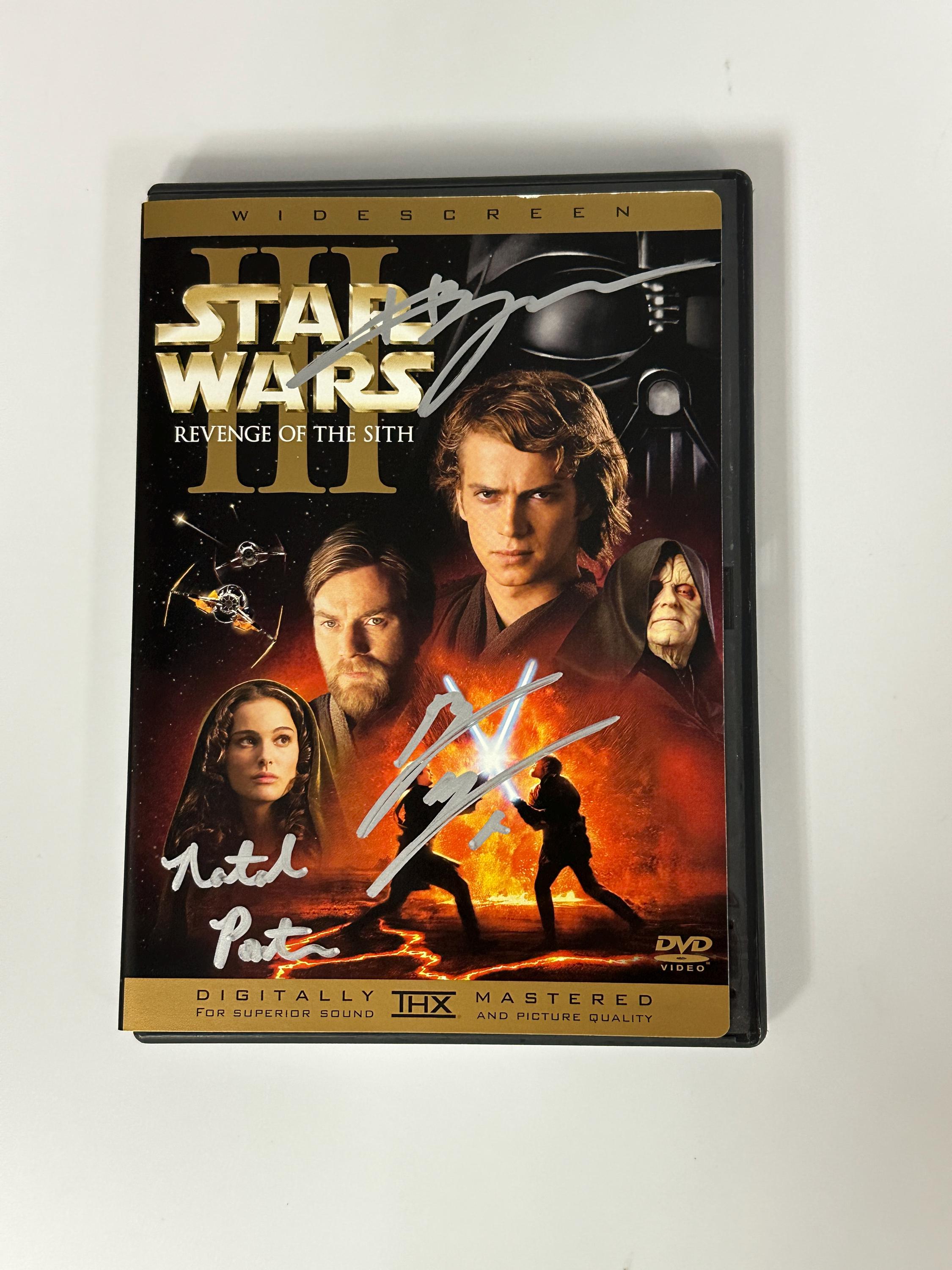 DVD di Star Wars con certificato di autenticità firmato e