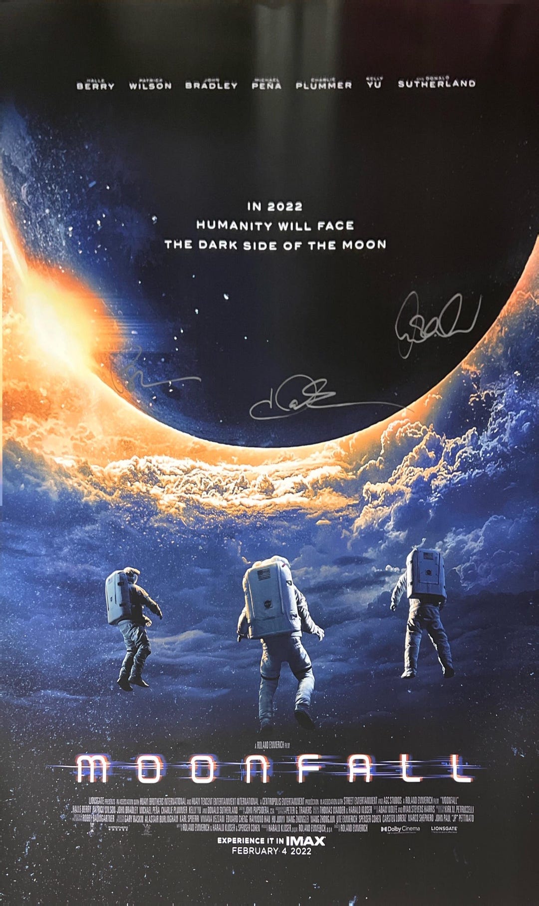 Autograph Signed Moon Fall Poster COA - Etsy