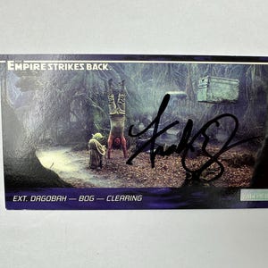 スター・ウォーズのトレーディングカード（サイン入り） - Etsy 日本