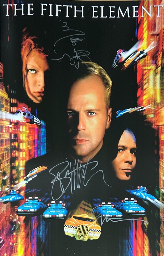 直筆サイン入りフィフス・エレメントポスター COA - Etsy 日本