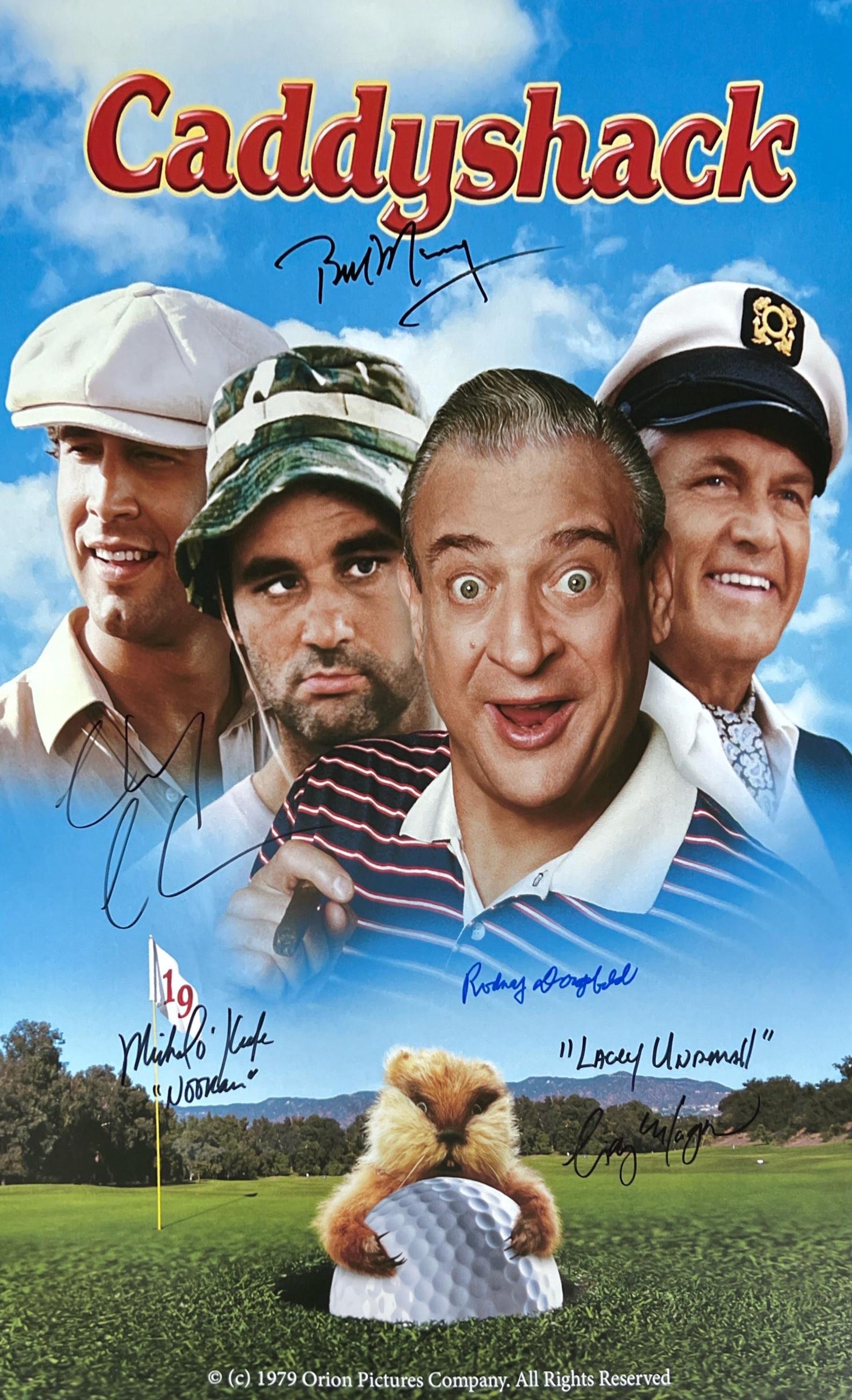 Caddyshack Decatur Il Autograph Signed Caddyshack Poster - Etsy