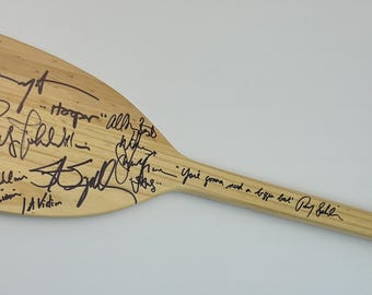 Autograph Signed COA Jaws Paddle