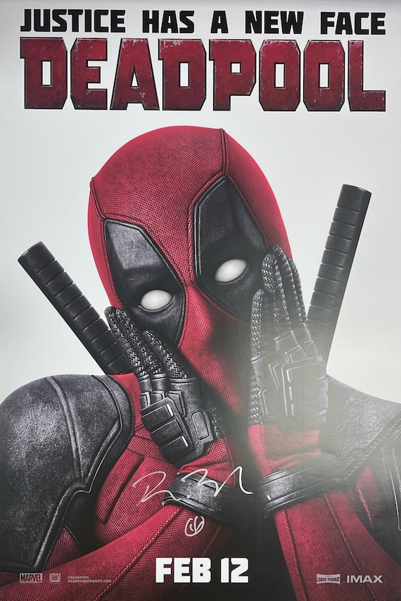 ヒュー・ジャックマン＆ライアン・レイノルズ 直筆サイン入りフォト