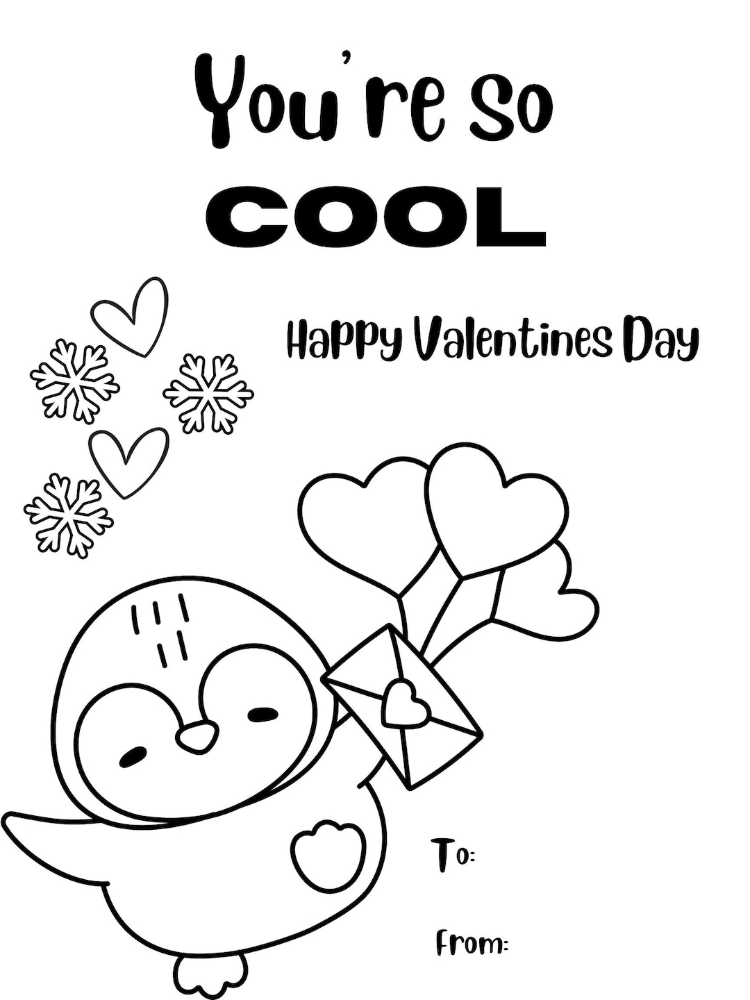 coloring pages cute valentine's day (teacher made free valentine