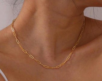 18kt Gold-Plated Link Chain Necklace