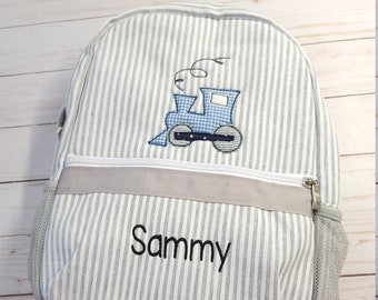 thomas the train backpack personalized