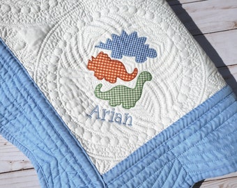 Custom Baby Quilt Embroidered Quilt Baby Quilt Personalized Baby Quilt Baby Blanket Personalized Baby Blanket Unique Baby Shower Gift