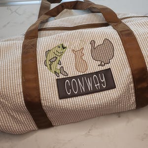 Personalisierte Seersucker Seesack: Benutzerdefiniertes Handgepäck