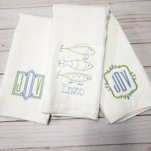 Burp cloth set / Boy burp cloth set / baby shower gift