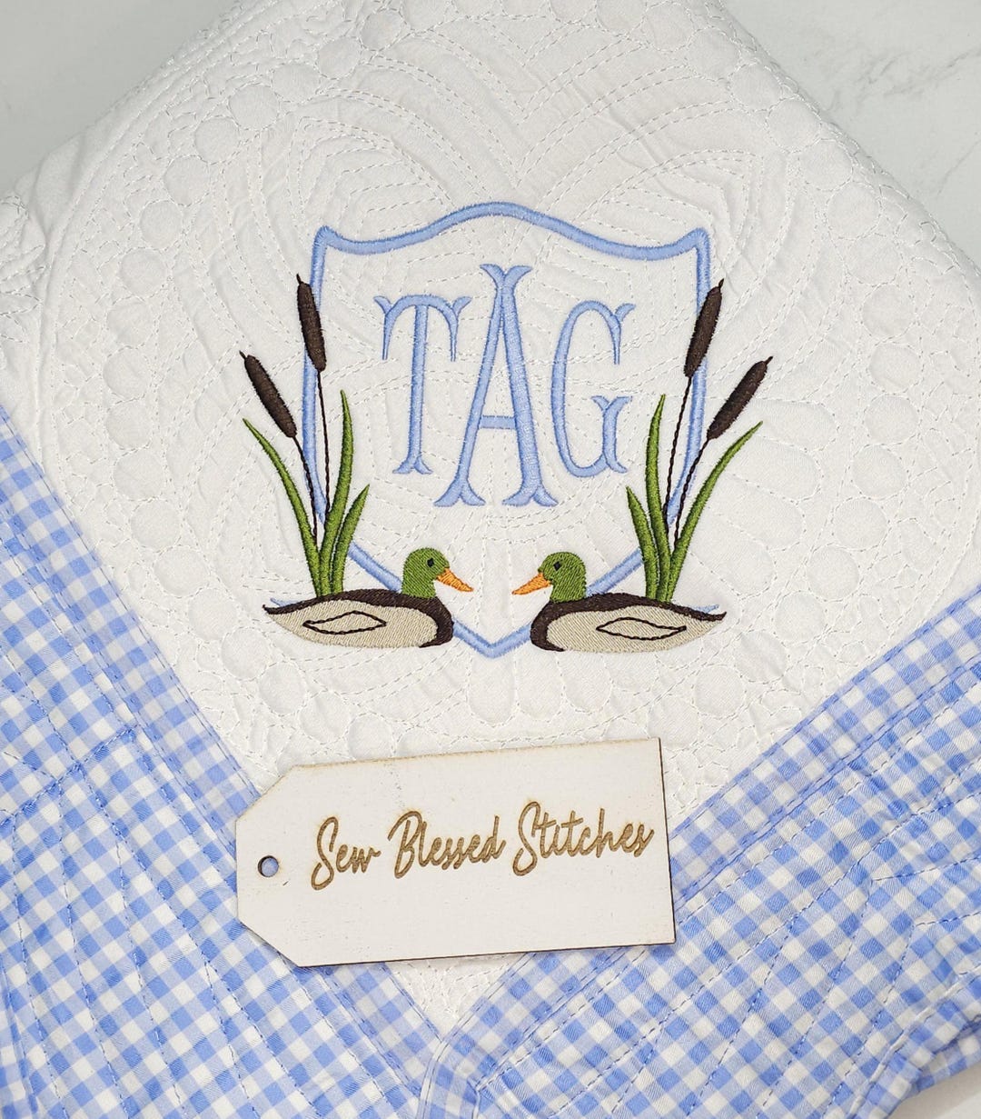 Quilted Monogram Monogram Baby Quilt, Personalized Keepsake Gift - Etsy