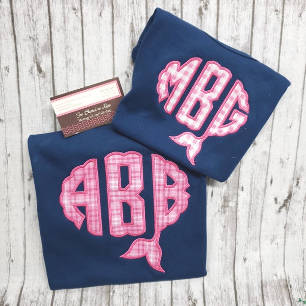 Mermaid Applique Etsy