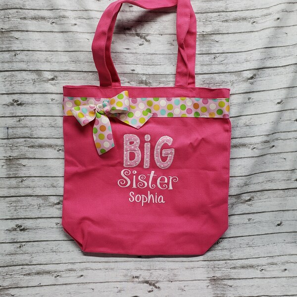 Big Sister Tote Bag Etsy