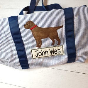 Personalized duffel bag, boy duffel bag, boy applique duffel bag, boy birthday gift