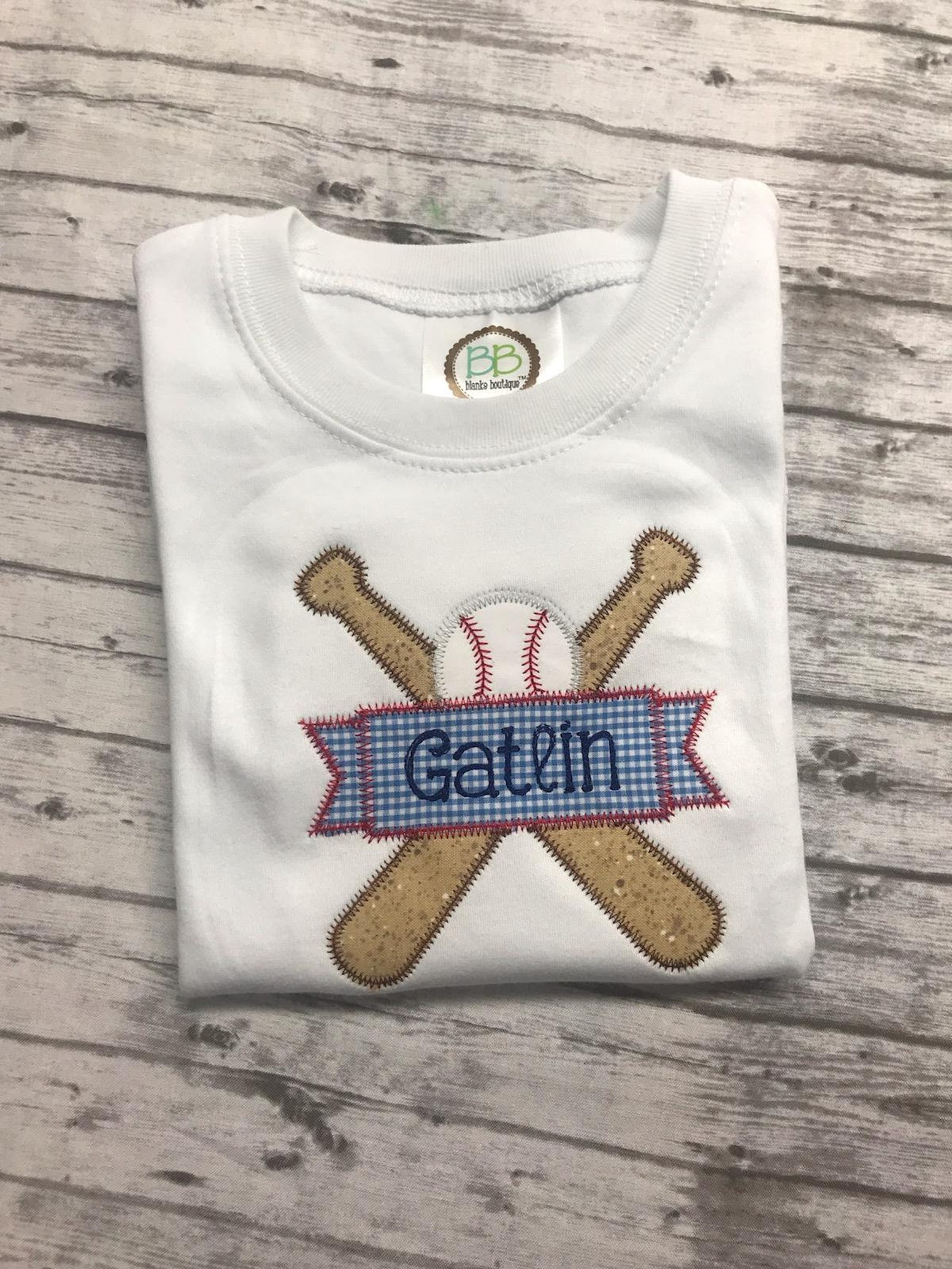 Baseball Applique Shirt Personalized Boy Baseball Applique Etsy