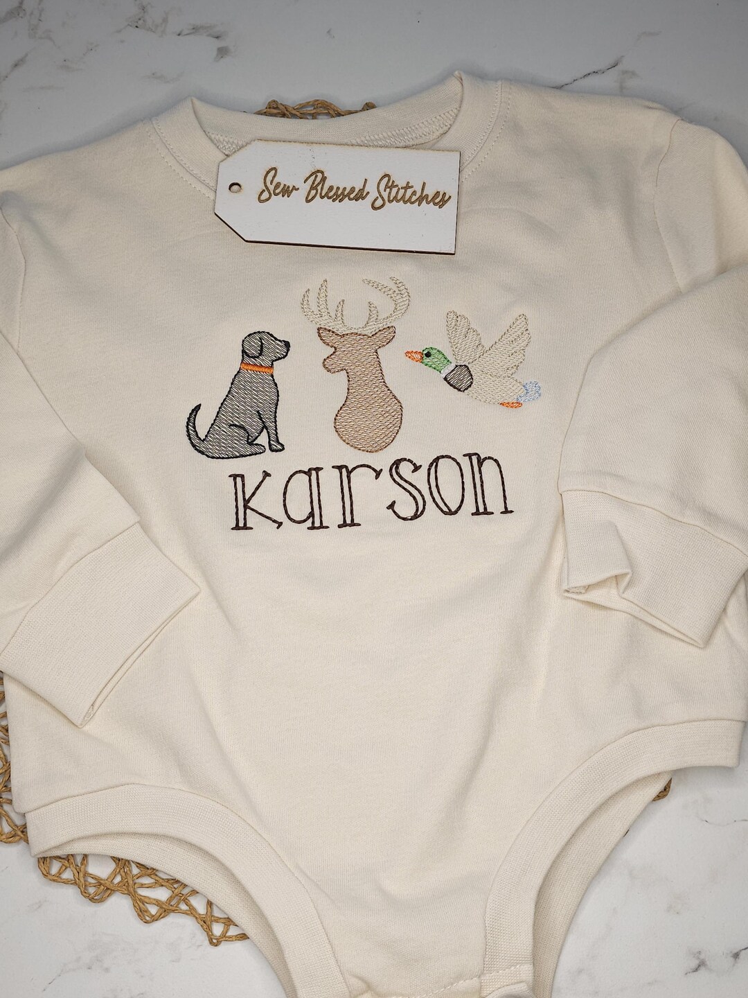 Monogrammed Cotton T-shirt Bubble Romper - Personalized Boy Birthday ...