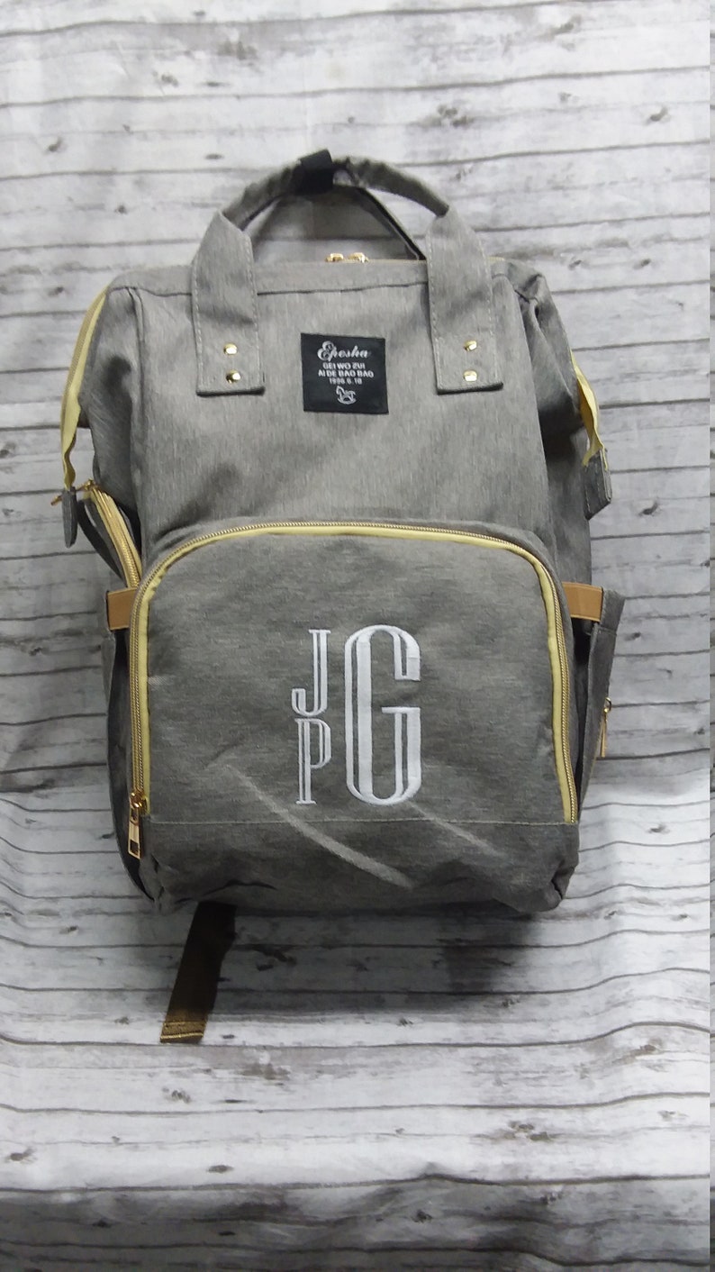 personalized backpack diaper bag