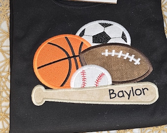 Personalized Boy's Sports Shirt: Custom Birthday Gift