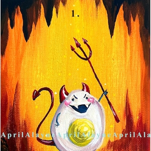 Jajka Diabelskie - Little Stinkers- Malowanie jajek - 5X7" - Wydruk