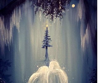 Booyancy on the Bayou - Holiday Spirit- Ghost painting - Print- 6-  April Alayne