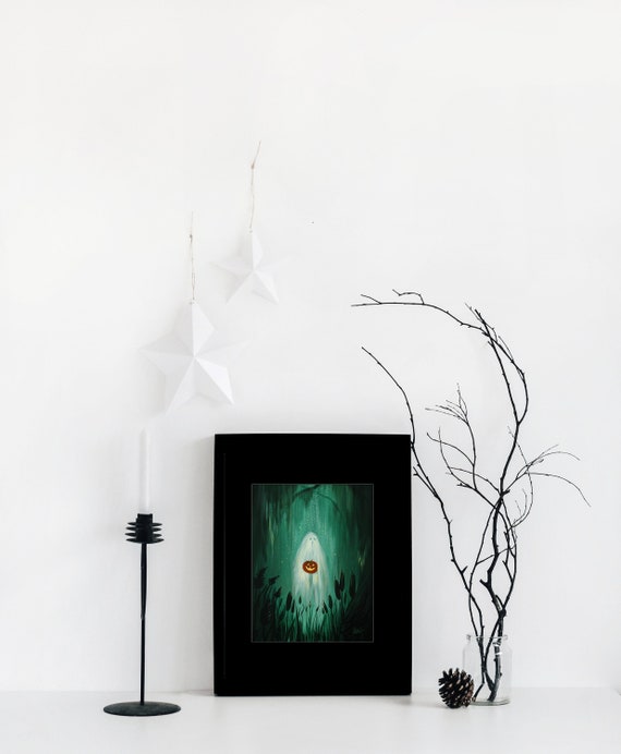 Buoyancy on the Bog - 6 - Ghost painting - Print-  April Alayne