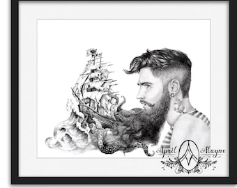 Sailor&#39;s Beard- Illustration-drawing