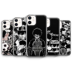 Custodia per telefono Isagi Yoichi Blue Lock Anime Manga Football Sports Cover per iPhone / Samsung / Google Pixel
