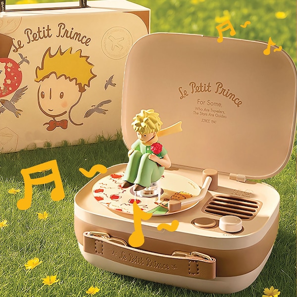 Benutzerdefinierte kleiner Prinz Bluetooth-Lautsprecher Geschenk, personalisierte Name Spieluhr für Kinderzimmer Dekor, Kinderzimmer Geschenk, Geburtstag Andenken, Kinderzimmer Dekor