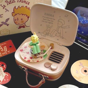 Altavoz Bluetooth personalizado: El Principito, regalo con nombre personalizado, decoración única para habitación infantil, regalo de cumpleaños, regalo personalizado para baby shower.