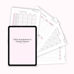 Client Appointment & Finance Planner - Digital and Undated