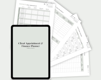 Klantafspraak- en financieel planner: digitaal en ongedateerd