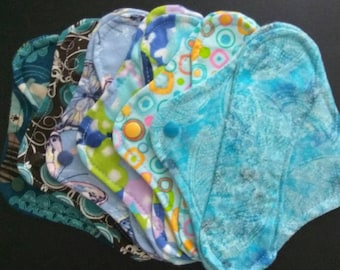 Limited Edition- Beautiful Blue; 5 cloth pantyliner