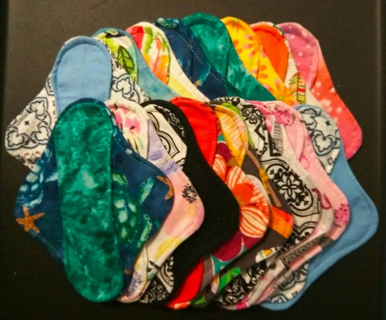 Set of 12 Custom Cloth Pantyliners discount with free miniliner image 6