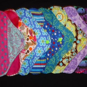 Set of 6 Custom Cloth Panty liners