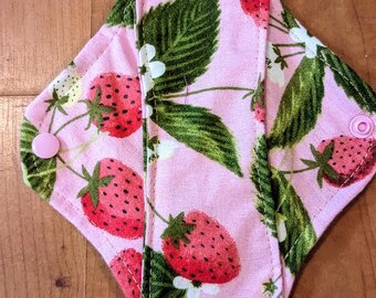 5 Pink Strawberry panty liners set