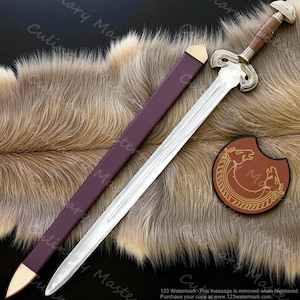 Lady Eowyn Sword inspired from Lord of the Rings Trilogy - Handcrafted Christmas LOTR Inspired Special Gifts - Lady Warrior Honor Swords